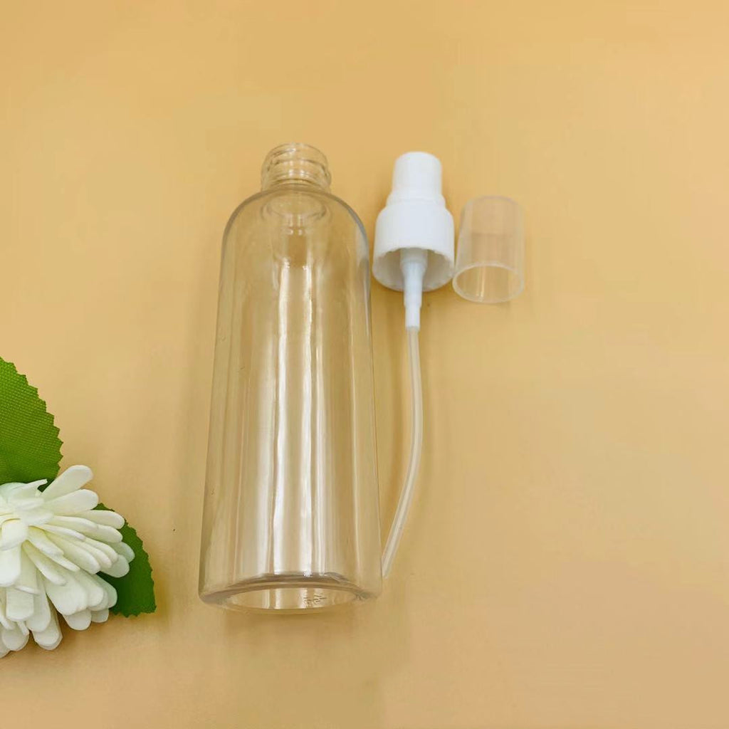 Transparent spray bottle