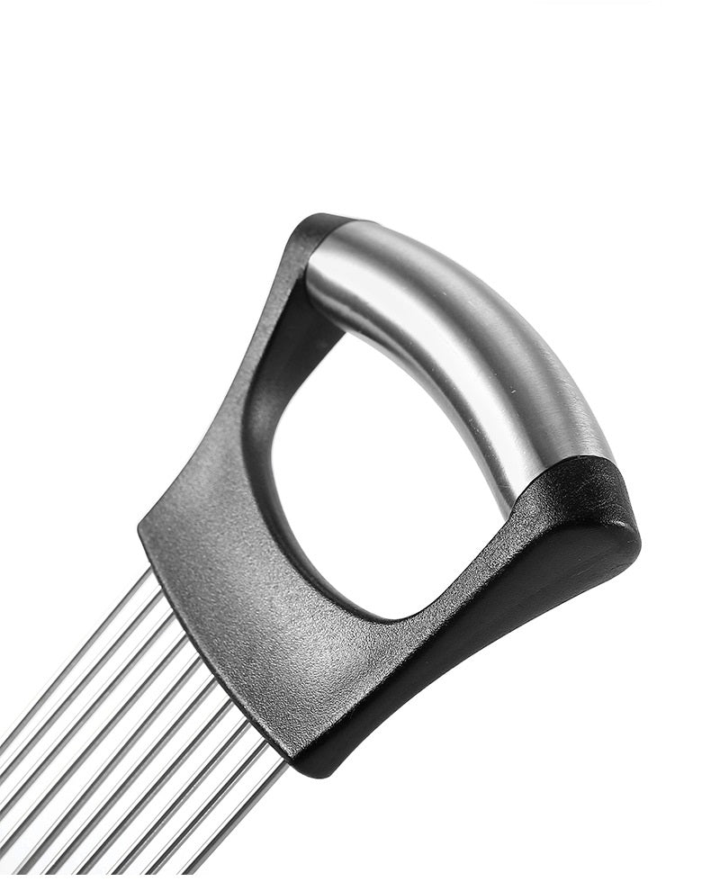 Multi-function Vegetable Cutter Stainless Steel Onion Steak Flosser Slice Holder