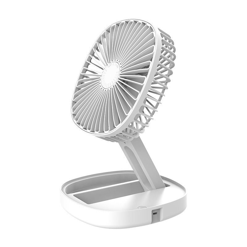 Small Portable Air Conditioning Appliances Foldable Electric Fan USB Rechargeable Desktop Fans