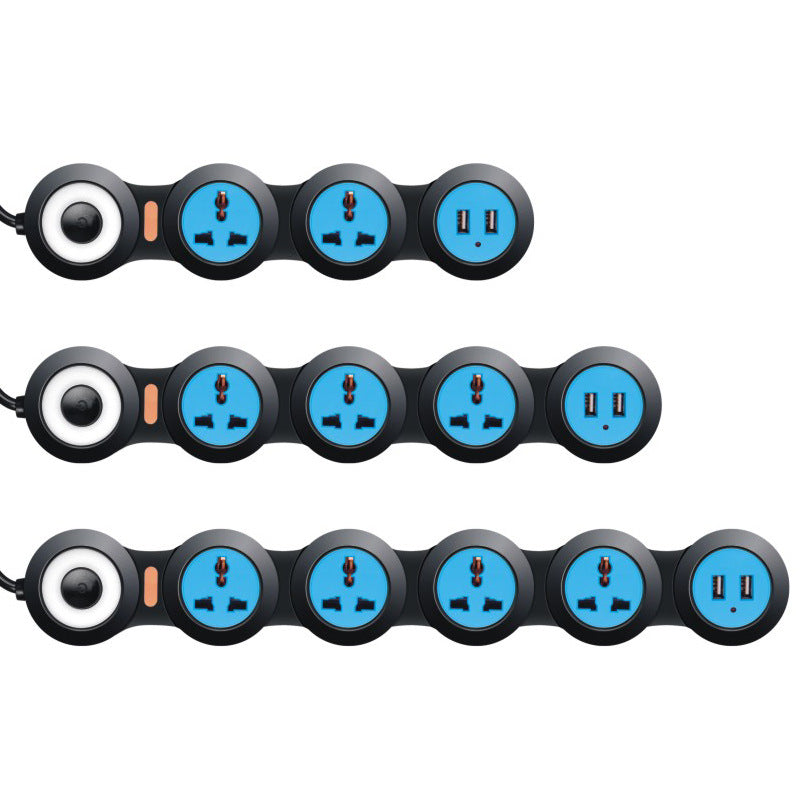 Multifunctional folding rotary socket