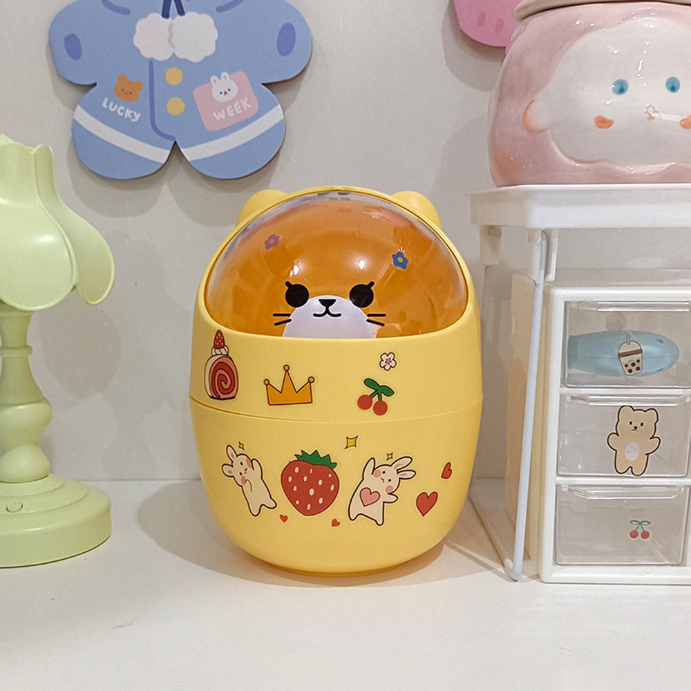 Student Dormitory Household Sundry Storage Box Waste Paper Bin