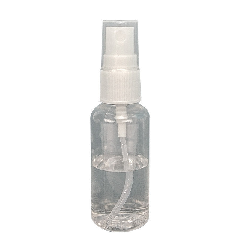 Transparent spray bottle