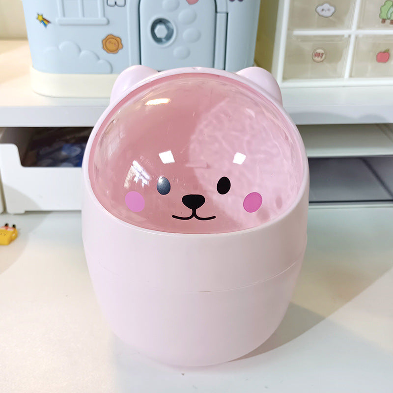 Student Dormitory Household Sundry Storage Box Waste Paper Bin