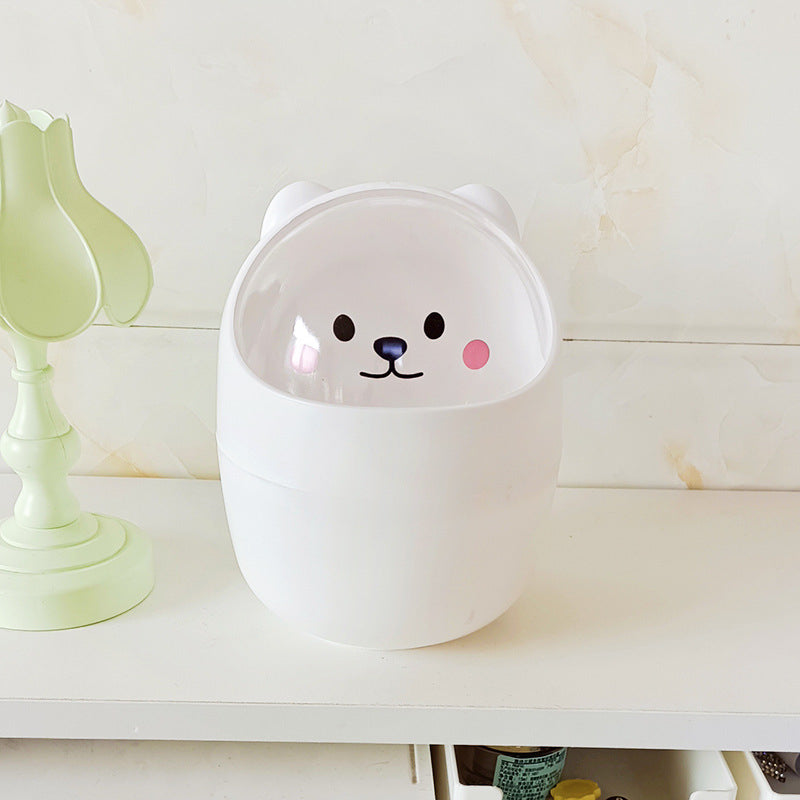 Student Dormitory Household Sundry Storage Box Waste Paper Bin