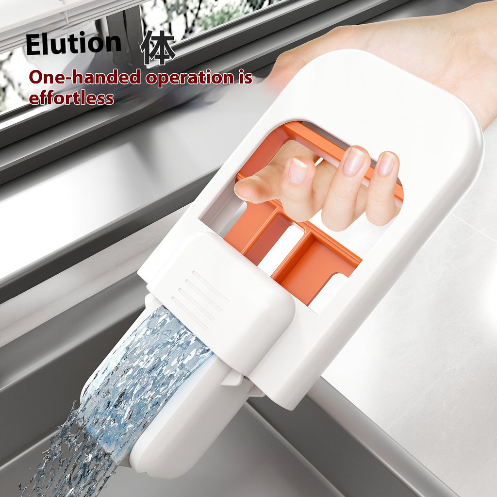 Handheld Mini Foldable Desktop Mop Small Cotton Mops Sponge Cleaning Tool For Bathroom Kitchen Desktop Glass Living Room Car