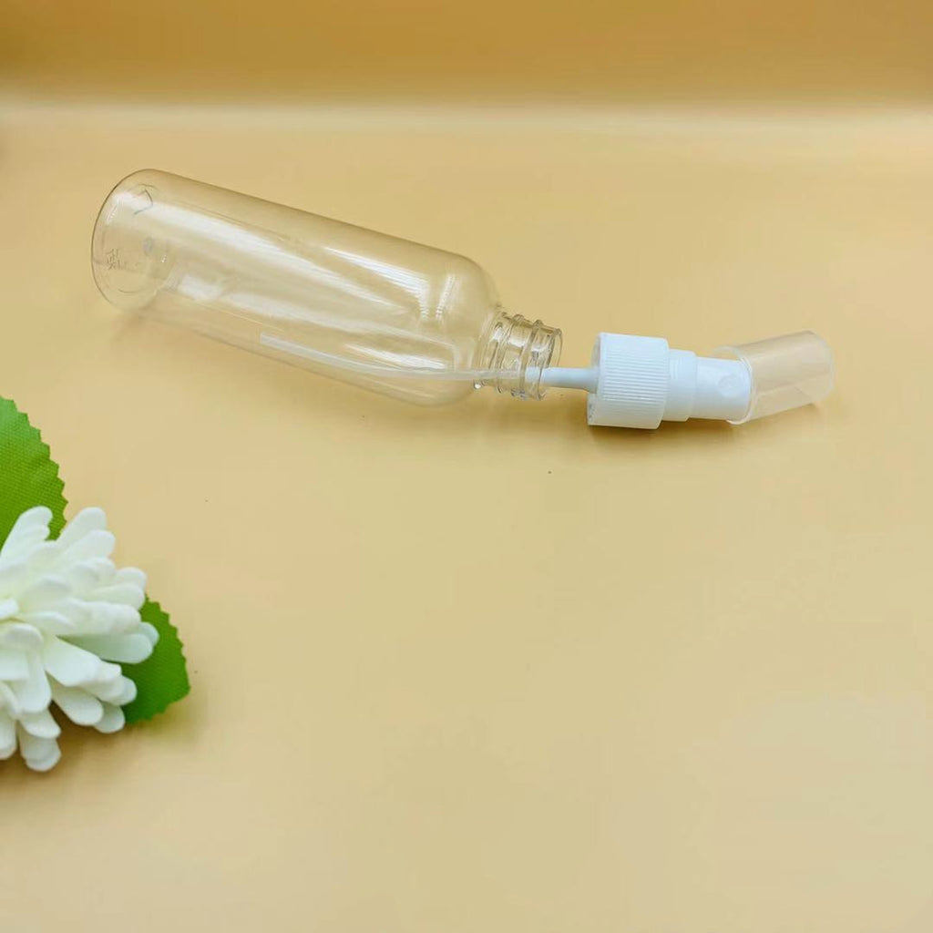 Transparent spray bottle