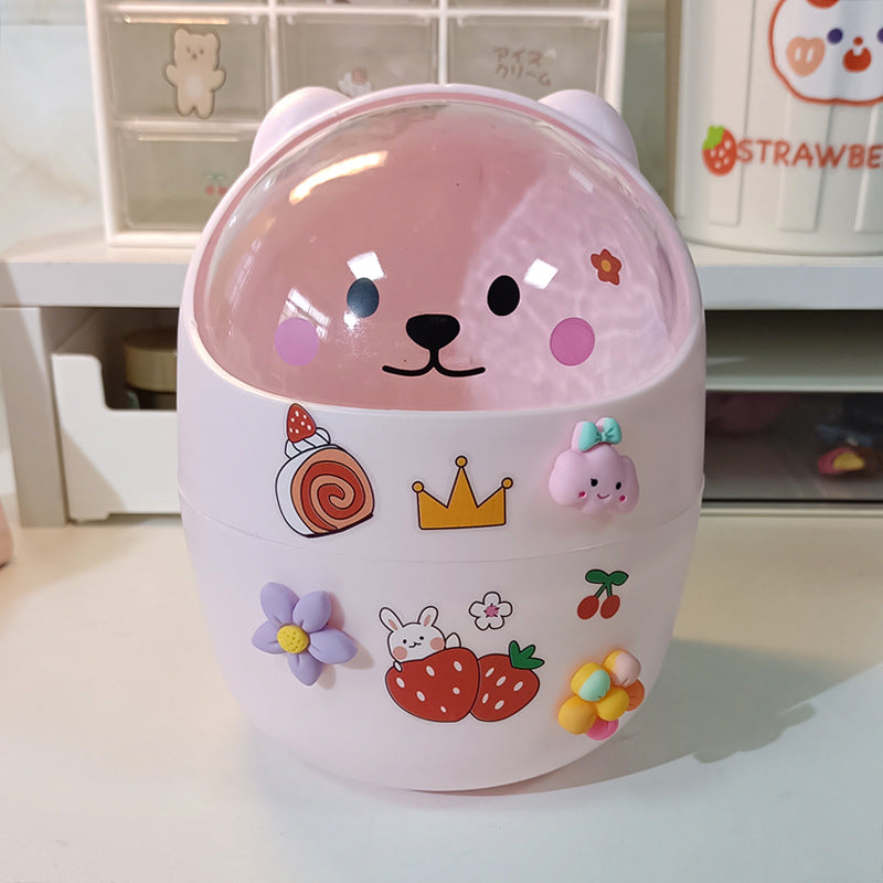 Student Dormitory Household Sundry Storage Box Waste Paper Bin