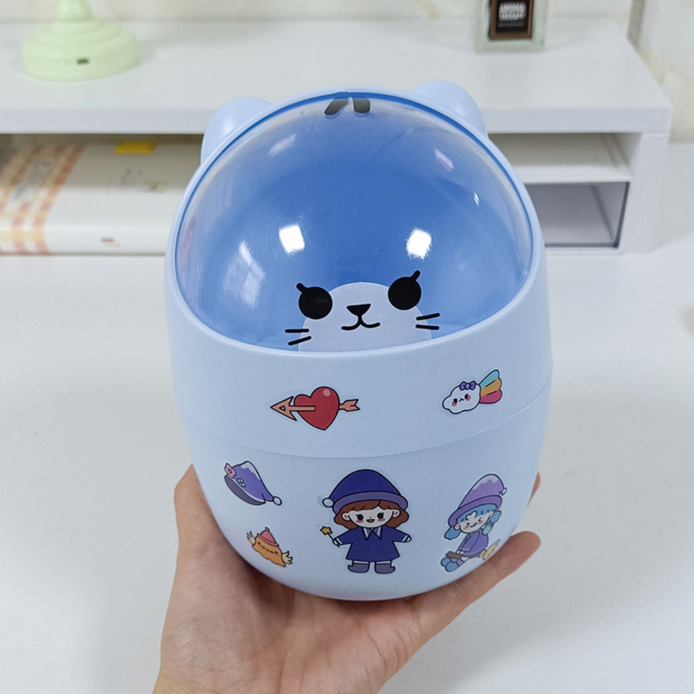 Student Dormitory Household Sundry Storage Box Waste Paper Bin