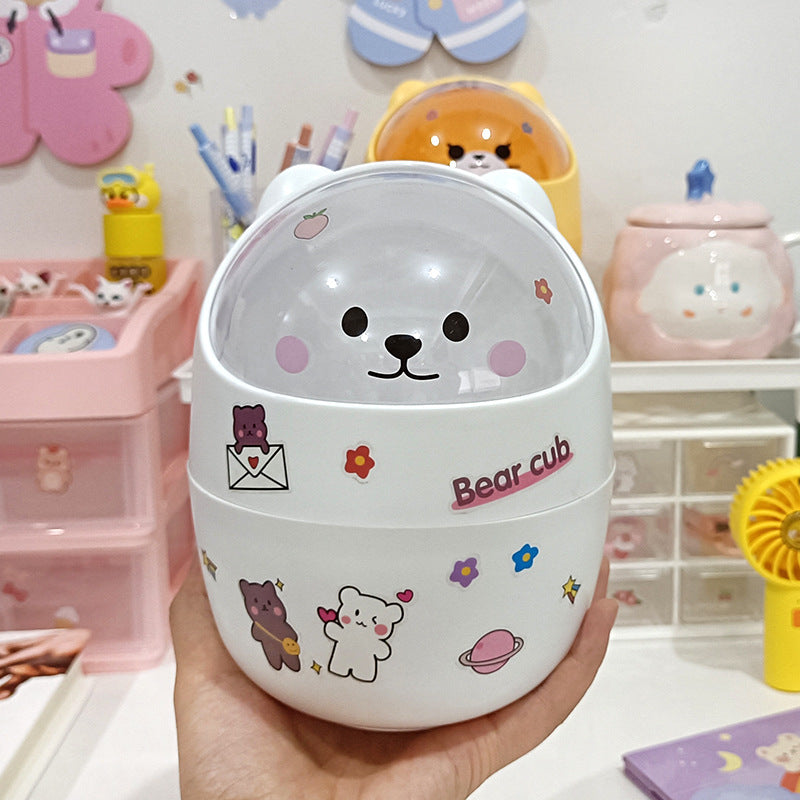 Student Dormitory Household Sundry Storage Box Waste Paper Bin