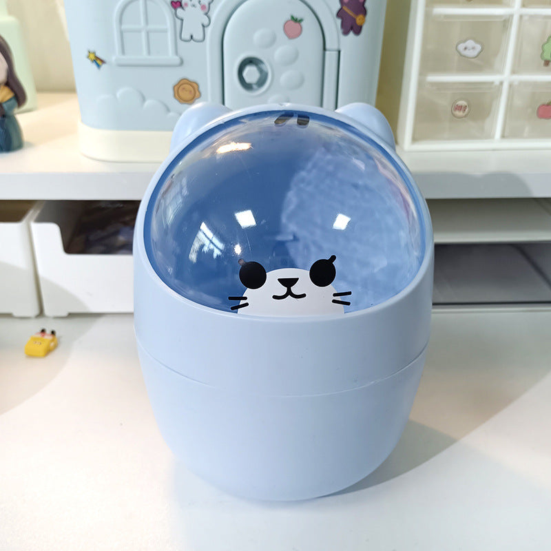 Student Dormitory Household Sundry Storage Box Waste Paper Bin